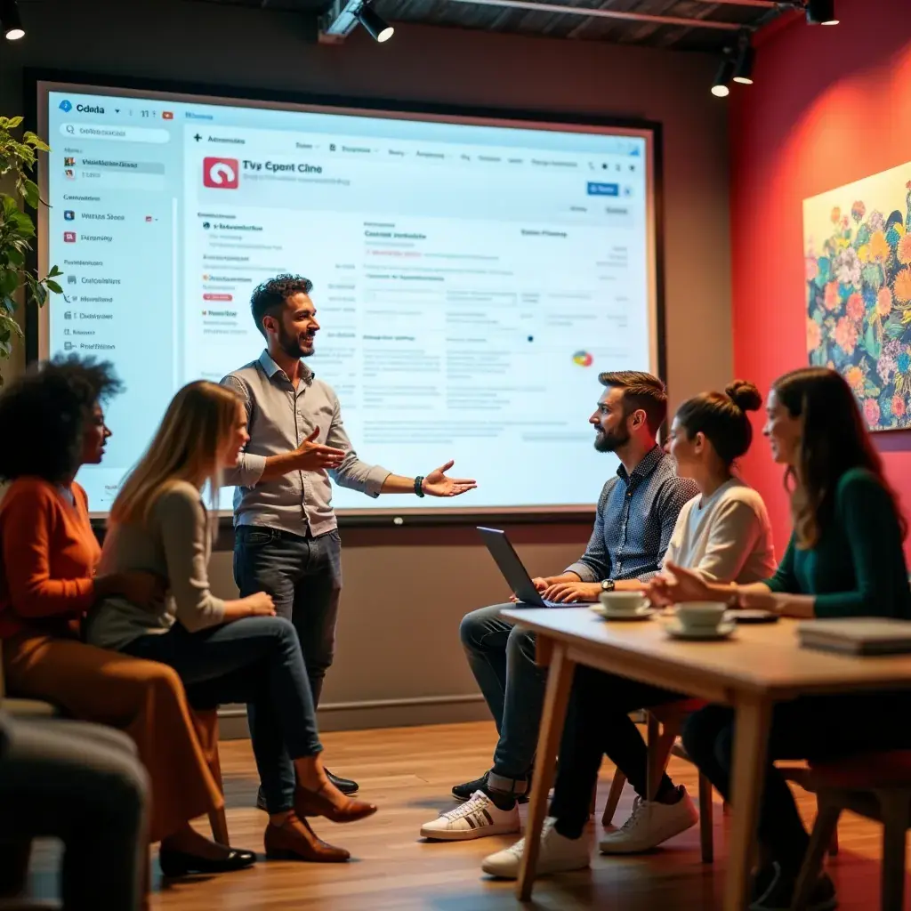 Supporting visual content